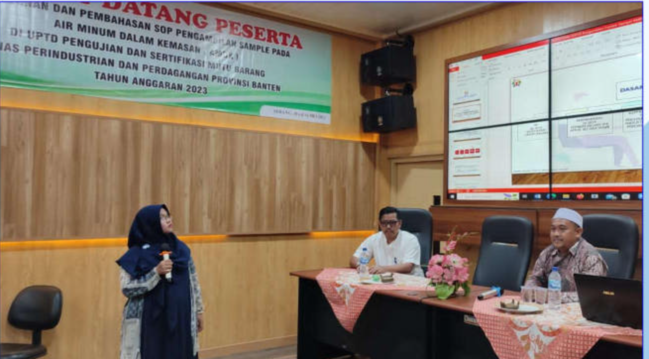 Pelatihan TFI bersama Disperindag Provinsi Banten